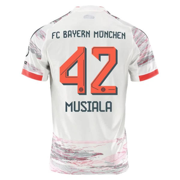 FC Bayern Mnichov Jamal Musiala 42 Venkovní Dres 2025/26
