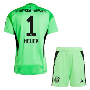 FC Bayern Mnichov Manuel Neuer 1 Dětský Brankářské Dres 2025/26 Zelená
