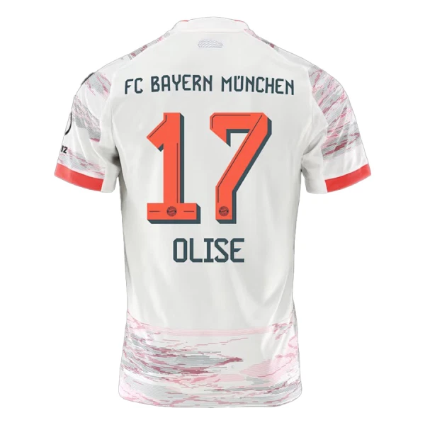 FC Bayern Mnichov Michael Olise 17 Venkovní Dres 2025/26 FC Bayern Mnichov Michael Olise 17 Venkovní Dres 2025/26