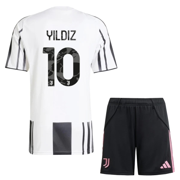 Juventus Kenan Yıldız 10 Dětský Domácí Dres 2025/26 Juventus Kenan Yıldız 10 Dětský Domácí Dres 2025/26