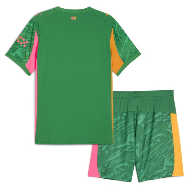 Manchester City Dětský Brankářské Dres 2025/26 Zelená