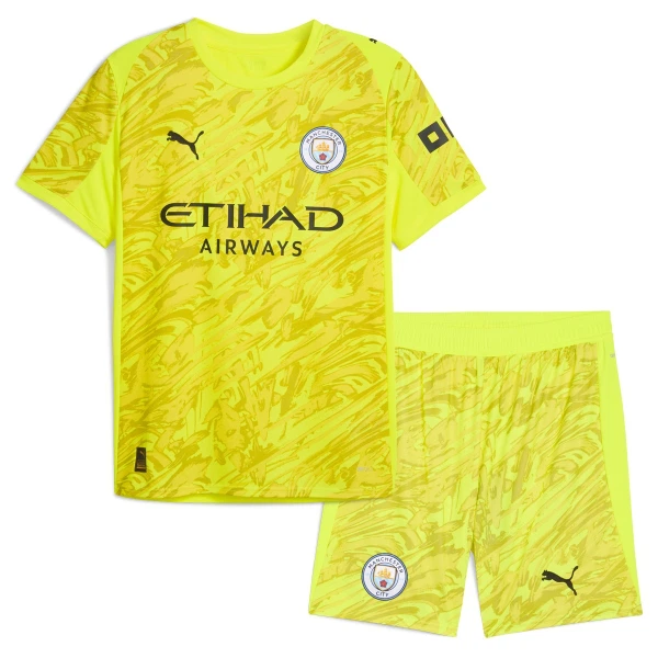 Manchester City Dětský Brankářské Dres 2025/26 Žlutá