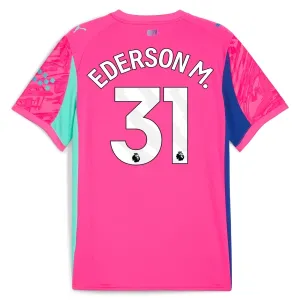 Manchester City Ederson Moraes 31 Brankářské Dres 2025/26 Růžová
