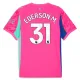 Manchester City Ederson Moraes 31 Brankářské Dres 2025/26 Růžová Manchester City Ederson Moraes 31 Brankářské Dres 2025/26 Růžová
