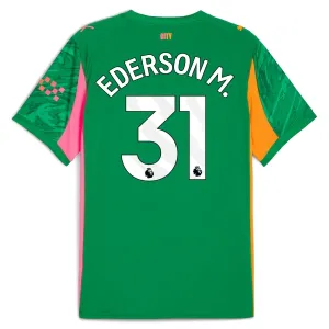 Manchester City Ederson Moraes 31 Brankářské Dres 2025/26 Zelená