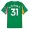 Manchester City Ederson Moraes 31 Brankářské Dres 2025/26 Zelená