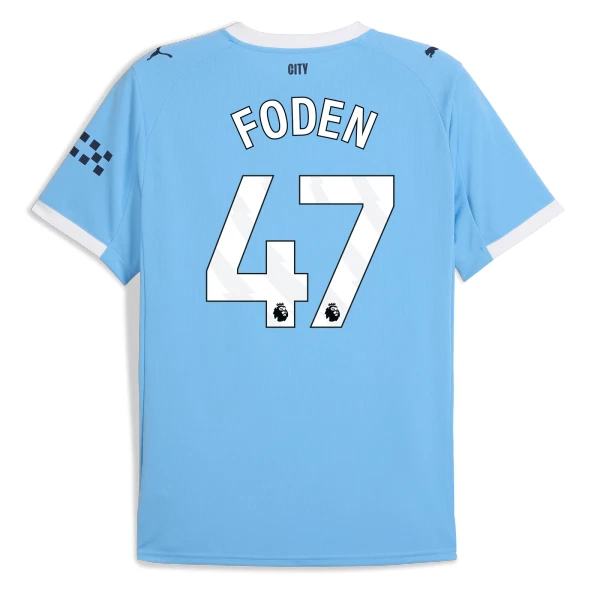 Manchester City Phil Foden 47 Domácí Dres 2025/26 Manchester City Phil Foden 47 Domácí Dres 2025/26