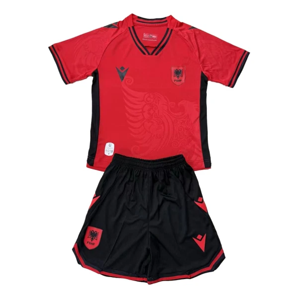 Albánie Dětský Domácí Dres 2025/26 Albánie Dětský Domácí Dres 2025/26