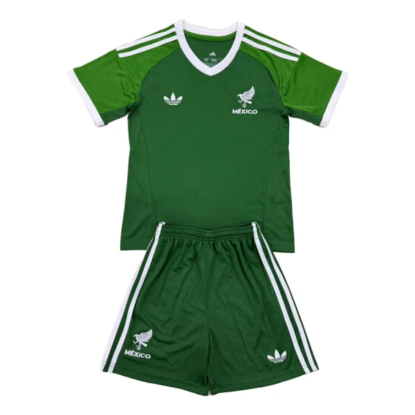 Mexiko Dětský Brankářské Dres 2025 Zelená Mexiko Dětský Brankářské Dres 2025 Zelená