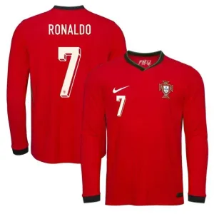 Portugalsko Cristiano Ronaldo 7 Domácí Dres 2025 - Dlouhý Rukáv