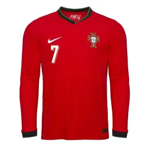 Portugalsko Cristiano Ronaldo 7 Domácí Dres 2025 - Dlouhý Rukáv
