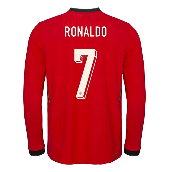 Portugalsko Cristiano Ronaldo 7 Domácí Dres 2025 - Dlouhý Rukáv