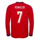 Portugalsko Cristiano Ronaldo 7 Domácí Dres 2025 - Dlouhý Rukáv