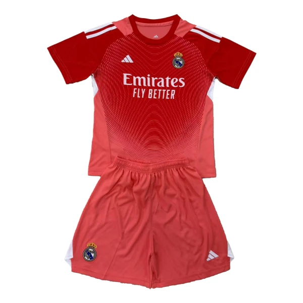 Real Madrid Dětský Brankářské Dres 2025/26 Červená Real Madrid Dětský Brankářské Dres 2025/26 Červená