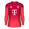 FC Bayern Mnichov Brankářské Dres 2025/26 Červená - Dlouhý Rukáv
