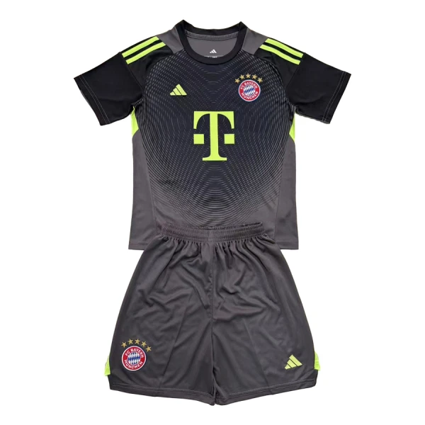 FC Bayern Mnichov Dětský Brankářské Dres 2025/26 Černá FC Bayern Mnichov Dětský Brankářské Dres 2025/26 Černá