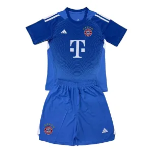 FC Bayern Mnichov Dětský Brankářské Dres 2025/26 Modrá