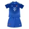 FC Bayern Mnichov Dětský Brankářské Dres 2025/26 Modrá