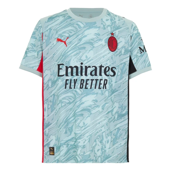 AC Milan Brankářské Dres 2025/26 Modrá AC Milan Brankářské Dres 2025/26 Modrá