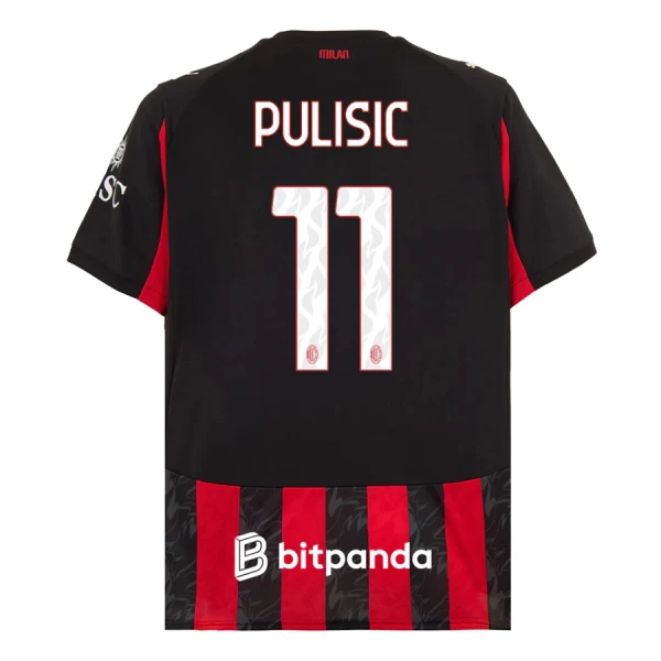 AC Milan Christian Pulisic 11 Domácí Dres 2025/26 AC Milan Christian Pulisic 11 Domácí Dres 2025/26