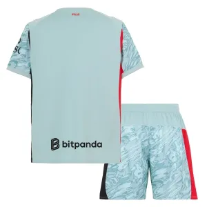 AC Milan Dětský Brankářské Dres 2025/26 Modrá