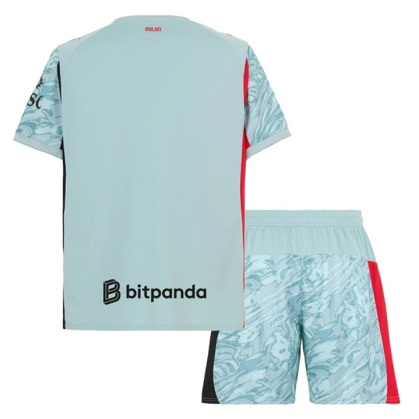 AC Milan Dětský Brankářské Dres 2025/26 Modrá