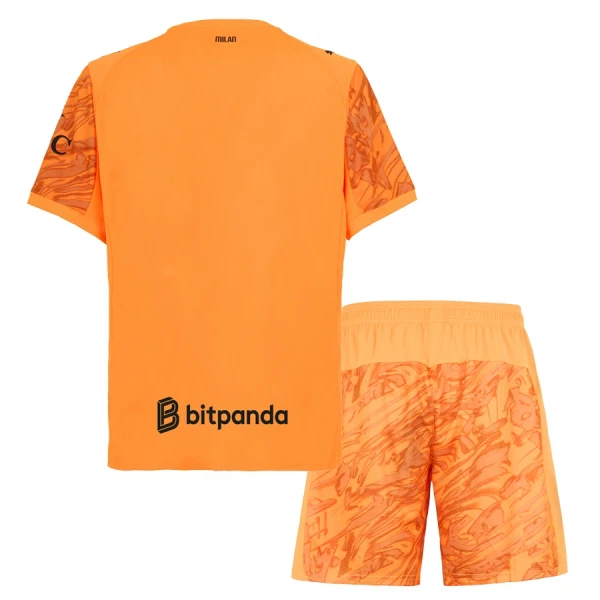 AC Milan Dětský Brankářské Dres 2025/26 Oranžová