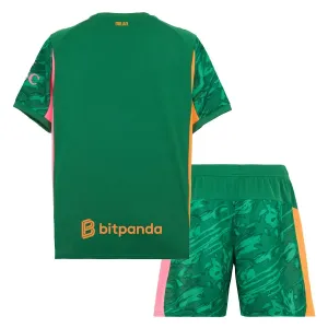AC Milan Dětský Brankářské Dres 2025/26 Zelená