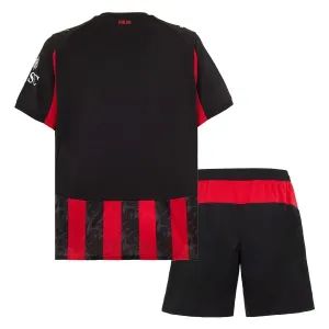 AC Milan Dětský Domácí Dres 2025/26