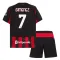 AC Milan Santiago Gimenez 7 Dětský Domácí Dres 2025/26