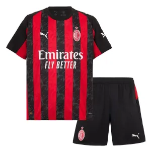AC Milan Santiago Gimenez 7 Dětský Domácí Dres 2025/26