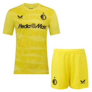 Feyenoord Rotterdam Dětský Brankářské Dres 2025/26 Žlutá