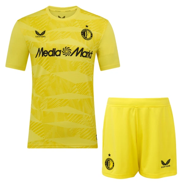 Feyenoord Rotterdam Dětský Brankářské Dres 2025/26 Žlutá