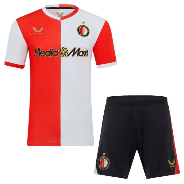 Feyenoord Rotterdam Dětský Domácí Dres 2025/26 Feyenoord Rotterdam Dětský Domácí Dres 2025/26
