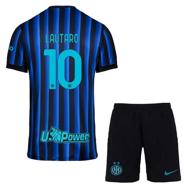 Inter Milán Lautaro Martínez 10 Dětský Domácí Dres 2025/26 Inter Milán Lautaro Martínez 10 Dětský Domácí Dres 2025/26
