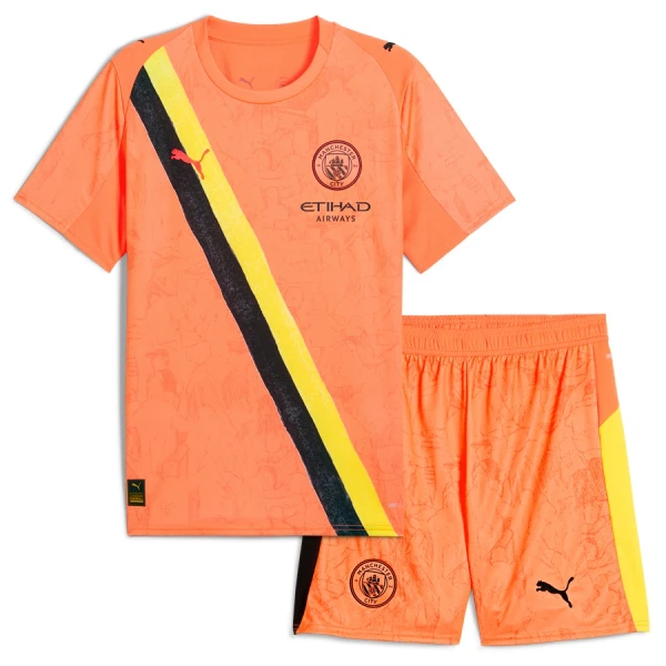 Manchester City uper Dětský Brankářské Dres 2025/26 Manchester City uper Dětský Brankářské Dres 2025/26