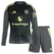 Manchester United Dětský Domácí Brankářské Dres 2025/26 - Dlouhý Rukáv