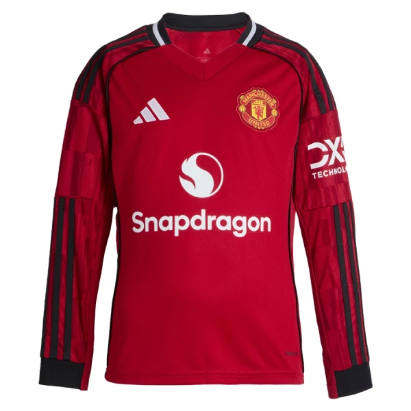 Manchester United Domácí Dres 2025/26 - Dlouhý Rukáv Manchester United Domácí Dres 2025/26 - Dlouhý Rukáv