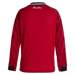 Manchester United Domácí Dres 2025/26 - Dlouhý Rukáv