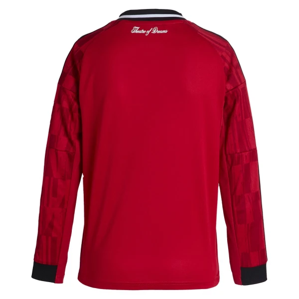 Manchester United Domácí Dres 2025/26 - Dlouhý Rukáv