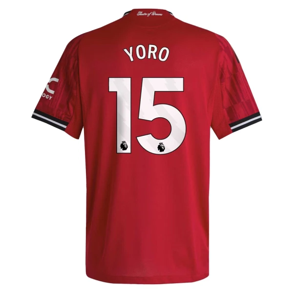 Manchester United Leny Yoro 15 Domácí Dres 2025/26 Manchester United Leny Yoro 15 Domácí Dres 2025/26