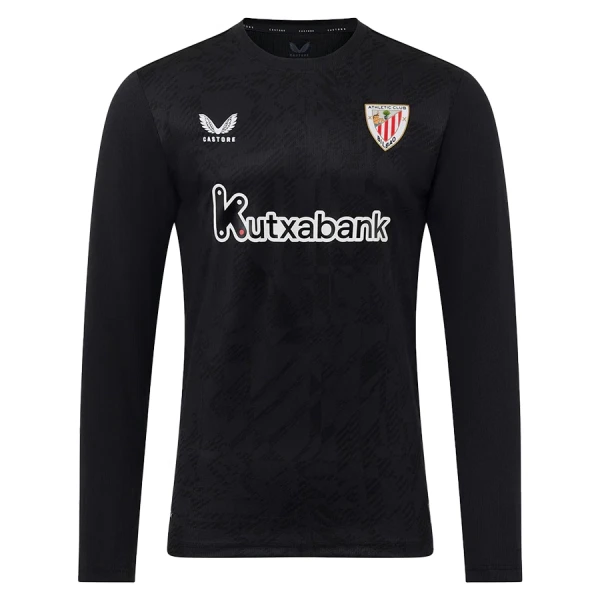Athletic Bilbao Brankářské Dres 2025/26 Černá - Dlouhý Rukáv