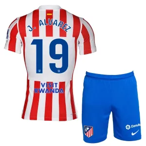 Atlético Madrid Julián Álvarez 19 Dětský Domácí Dres 2025/26