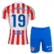 Atlético Madrid Julián Álvarez 19 Dětský Domácí Dres 2025/26 Atlético Madrid Julián Álvarez 19 Dětský Domácí Dres 2025/26