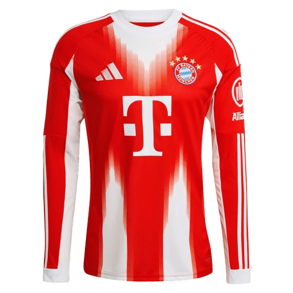 FC Bayern Mnichov Domácí Dres 2025/26 - Dlouhý Rukáv FC Bayern Mnichov Domácí Dres 2025/26 - Dlouhý Rukáv