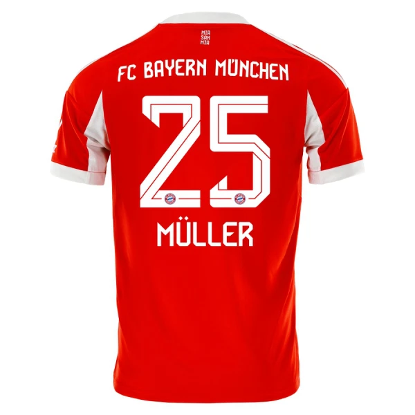 FC Bayern Mnichov Thomas Müller 25 Dětský Domácí Dres 2025/26