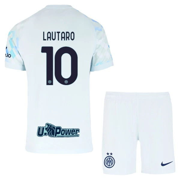 Inter Milán Lautaro Martínez 10 Dětský Venkovní Dres 2025/26 Inter Milán Lautaro Martínez 10 Dětský Venkovní Dres 2025/26