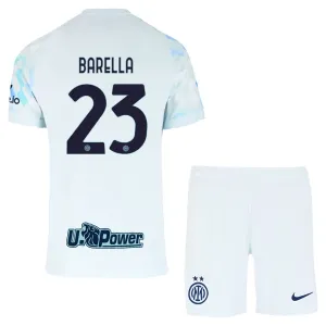 Inter Milán Nicolò Barella 23 Dětský Venkovní Dres 2025/26