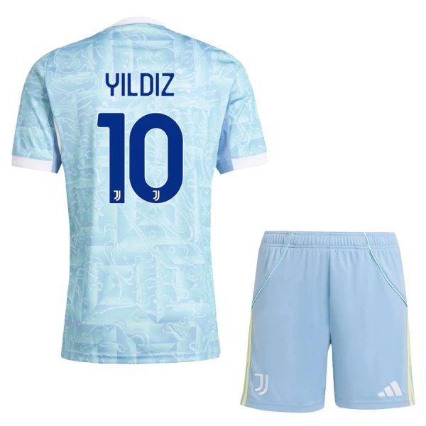 Juventus Kenan Yıldız 10 Dětský Venkovní Dres 2025/26 Juventus Kenan Yıldız 10 Dětský Venkovní Dres 2025/26