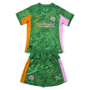 PSV Eindhoven Dětský Brankářské Dres 2025/26 Zelená